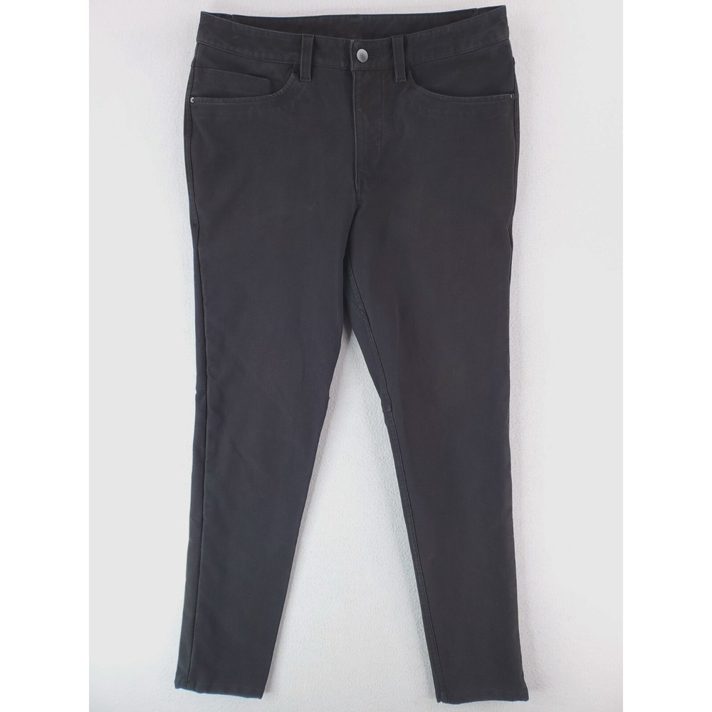 Lululemon ABC Pants Mens 30x32 Black Slim Straight‎ Utilitech 5 Pocket Chino